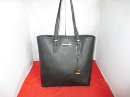 Michael Kors Jet Set N / S Saffiano Multi-function Tote Bag $298 Black #030 - £85.91 GBP