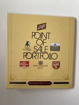 VTG 80s Schlitz Brewery Beer POS Point of Sale Portfolio Catalog - Super... - £545.96 GBP