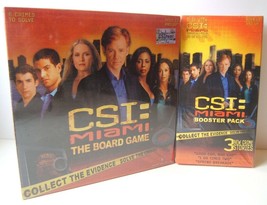 CSI Miami Board Game &amp; Booster Pack New Sealed - £24.28 GBP