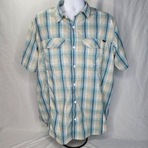Columbia Silver Ridge Lite Shirt Men XL Blue Plaid Omni-Shade Vented But... - $23.75