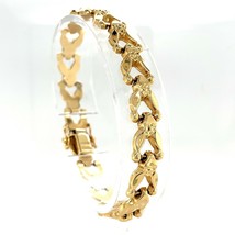 Authenticity Guarantee 
14k Yellow Gold Fancy Bracelet (#J5533) - £583.30 GBP