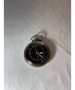 HAMILTON 4992B WWII US Military 24Hr. Pocket Watch 800 fine silver Keyst... - £1,903.08 GBP