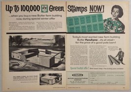 1964 Print Ad Butler Farm Buildings 100,000 S&amp;H Green Stamps Kansas City,MO - £13.25 GBP