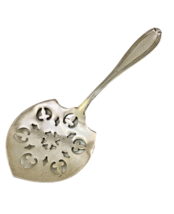 Sterling Silver Nut Spoon Pierced Candy Serving Roden Bros 925 - £59.21 GBP