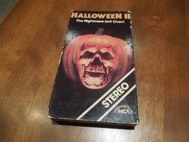 Halloween 2 VHS 1982 MCA Rainbow 1st Release Stereo John Carpenter Micha... - $199.99