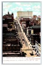 California Street View Fairmont Hotel San Francisco CA UNP UDB Postcard Q20 - $7.08