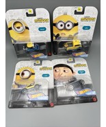 Hot Wheels 1/64 Minions The Rise of Gru Character Car Incomplete Set 4 Of 6 - £12.77 GBP