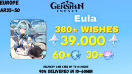Genshin Impact | Eula, 39000 GEMS, 390+ WISHES | EUROPE-show original ti... - $36.54