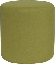 Green Fabric Round Pouf QY-S10-5001-1-GRN-GG - £103.87 GBP