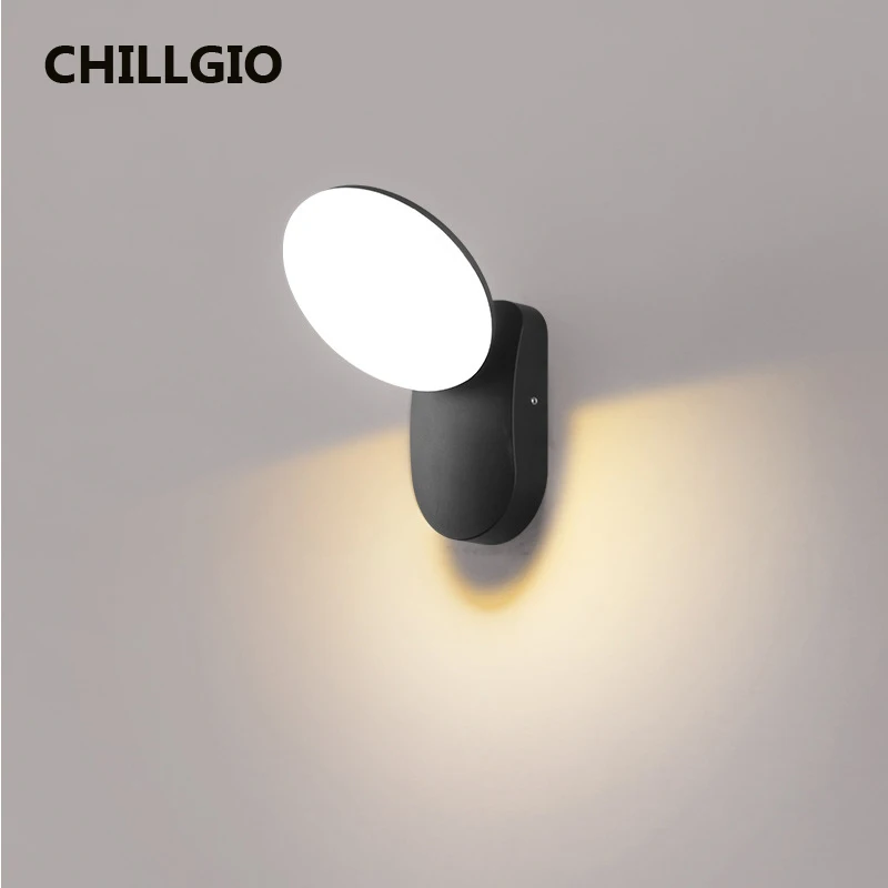 CHILLGIO Motion Sensor Led Wall Lamp Outdoor Waterproof IP65 Courtyard Garden Mo - £216.39 GBP