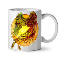 Mystical Bird NEW White Tea Coffee Mug 11 oz | Wellcoda - £12.77 GBP