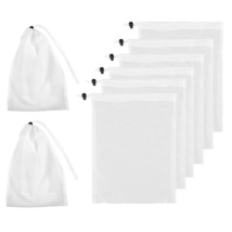 8Pcs Pool Vacuum Filter Bag, 12.2X9Inch Fine Mesh Bag Reusable Fine Sewi... - $23.99