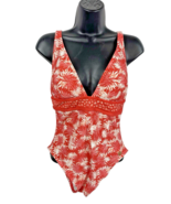 Michael Kors Swimsuit Size 12 One Piece Strappy Open Back Plunge Necklin... - $68.15 CAD