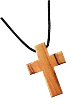 Holy Land Imports Olive Wood Cross Pendant. (1.5 inches - $45.16