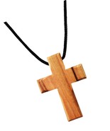 Holy Land Imports Olive Wood Cross Pendant. (1.5 inches - $45.16