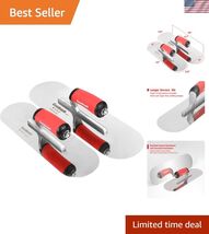 2 Pieces Pool Trowel Stainless Steel with Soft Grip Handle, Includes 16'... - $49.40