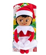 The Elf on the Shelf Christmas Plushee Pal, 17&quot; Girl, Dark Skin, Brown Eyes - £23.85 GBP