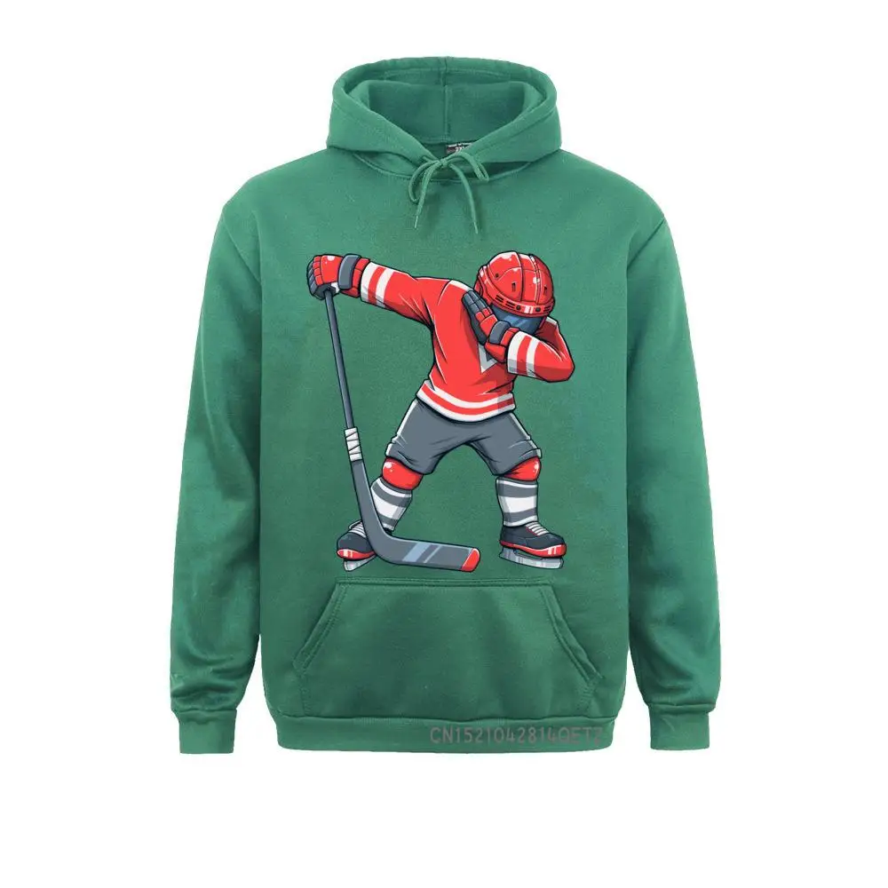 Family Funny Boy Kid Ice Hockey Dab Apparel Dabbing Player Youth Long Sleeve Hoo - £135.46 GBP