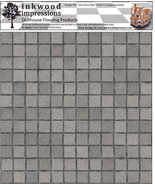 Dollhouse Flooring 6 mil Peel Stick Vinyl 12&quot;x12&quot; - Grey Stone Tile 018 - $6.00