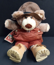 1985 Dudley Furskin Teddy Bear Vintage Plush Xavier Roberts Appalachian Artworks - £23.50 GBP