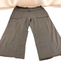 Eddie Bauer Capri Pants Sweatpants Size Medium MP Elastic Waist Drawstring - £9.94 GBP