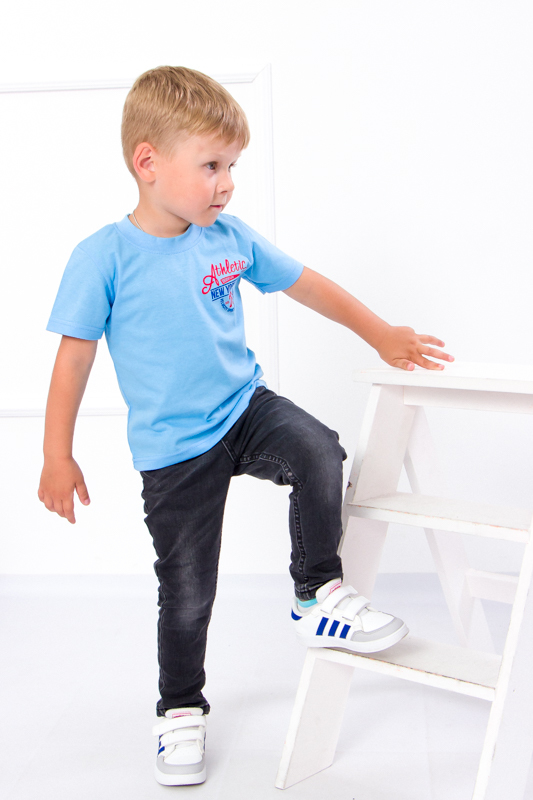 T-Shirt (kids unisex), Summer,  Nosi svoe 6021-1 (blakytnyj) - $11.75+
