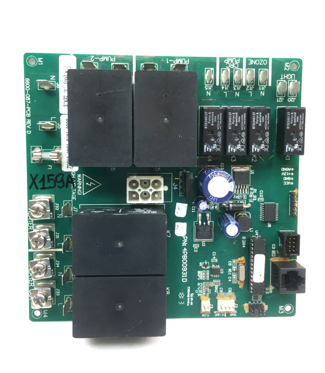 Sundance Spa Jacuzzi Control Board 6600-087-PCB Rev D 6000-167 Rev E use... - $195.00