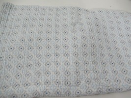  Aden Aden & Anais  Baby Blanket Cotton Muslin white blue gray diamonds dots - $24.74