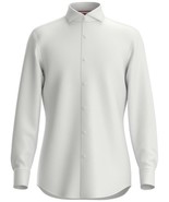 Hugo by Hugo Boss Men&#39;s Kason All Cotton Slim-Fit Dress Shirt Open White-18 - $1,145.86 MXN