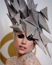 Lady Gaga poses for cameras red carpet Grammy Awards 2011 8x10 press photo - $14.99