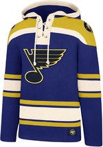 St. Louis Blues NHL &#39;47 Heavyweight Jersey Lacer Hoodie Pullover Men&#39;s X... - £95.91 GBP