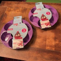 Decor Microsafe 6 Cupcake Tray BPA Free Purple Microwave Cookware New 2 ... - $8.99