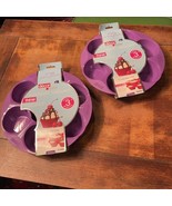 Decor Microsafe 6 Cupcake Tray BPA Free Purple Microwave Cookware New 2 ... - $8.99