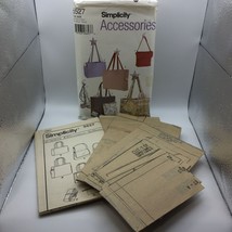 Vintage Simplicity Accessories Pattern 5527 Diaper Bag Mom Accessory Thr... - $12.99