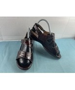 Clarks Artisan Womens Shoes Brown 7.5 M Sarasota Patent Croc Slingback S... - $30.99 CAD