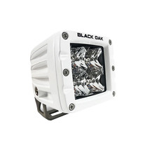 Black Oak 2&quot; Marine LED Pod Light - Flood Optics - White Housing - Pro Series 3. - £91.56 GBP