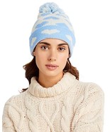 MSRP $58 Aqua Heart Jacquard Cuffed Hat Blue Size OSFA - $380.29 MXN
