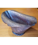 Arts &amp; Crafts Copper Floral Shape Vase Craftsman Studios Hand Made Lagun... - £30.26 GBP
