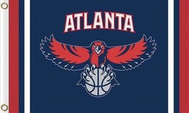 Atlanta Hawks Custom Flag 3X5Ft Polyester Banner USA Digital Printing - £12.56 GBP