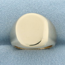 Antique Heavy Signet Ring in 9k Yellow Gold - $1,193.00