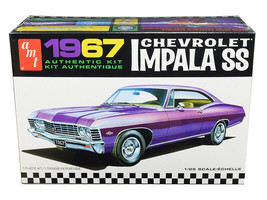 Skill 2 Model Kit 1967 Chevrolet Impala SS 1/25 Scale Model AMT - $43.54