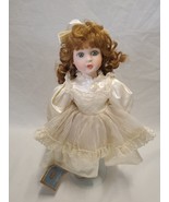 1993 Anco Merchandising Laurel 16&quot; Porcelain Collector Doll with Stand - £31.10 GBP
