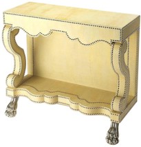 Console Table Art Nouveau Paw Feet Lion Polished Cream Cosmopolitan Stainless - £2,535.48 GBP