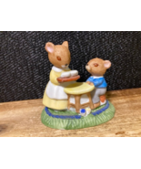 Vintage 1976 Enesco Ceramic Miniature Figurine E-8716-Mama Squirrel W/Li... - $9.90