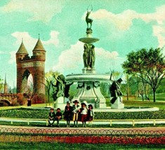 Soldiers Arch and Corning Fountain Hartford CT 1905 Postcard UDB Raphael Tuck - £3.12 GBP