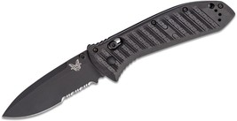 Benchmade Presidio II Folding Knife 3.72&quot; S30V Black Cerakote Combo Blade - £172.20 GBP