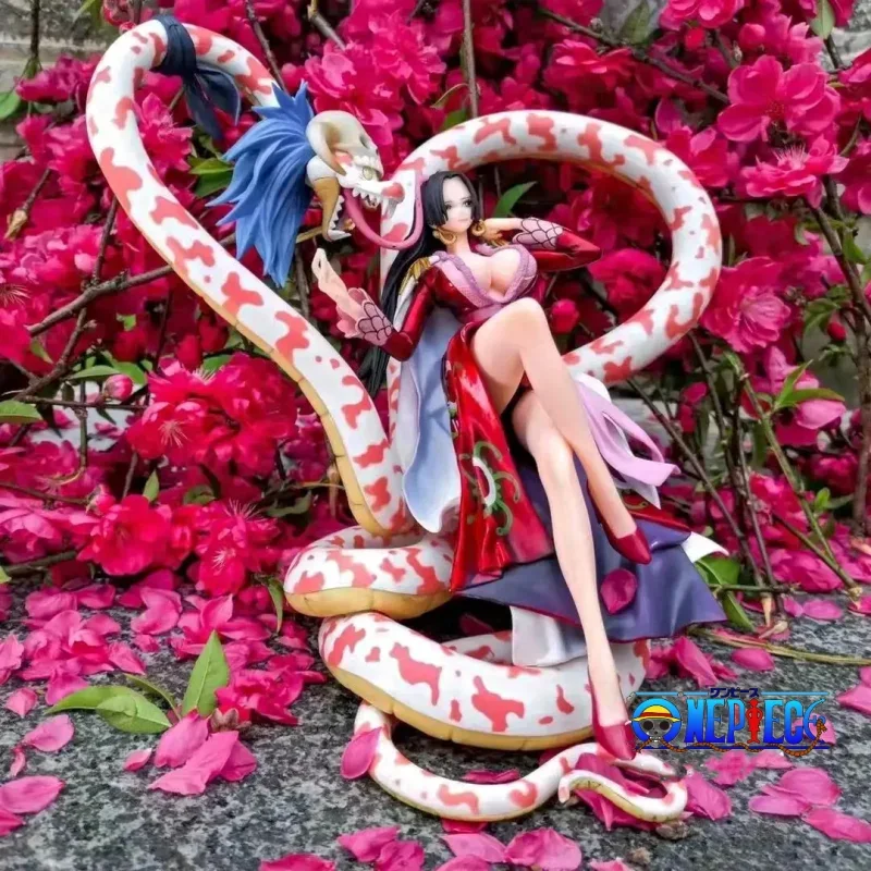 New 21cm Anime One Piece Figure Boa·hancock Action Figure Pvc Collectible Model - £42.08 GBP