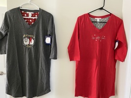Pillow Talk Nightgown Nightshirt  Select style Size Small Gray or Red - £9.55 GBP