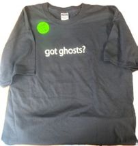Got Ghosts Black T-shirt Glow in the Dark Letters - $306.45 MXN