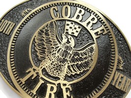 Cobre Tire Belt Buckle 10 Year Limited Ed 157/400 Solid Bronze Advanced ... - $49.49